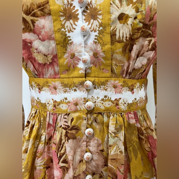 Zimmermann Pattie Linen Minidress - Picture 5 of 14